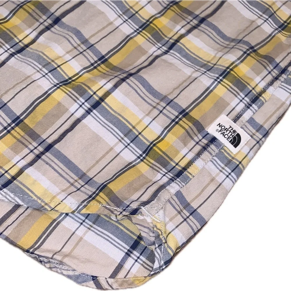The North Face Men’s Plaid Button Down Collared Lumberjack Shirt Size XL